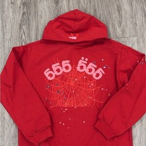 Red Sp5der Hoodie XL